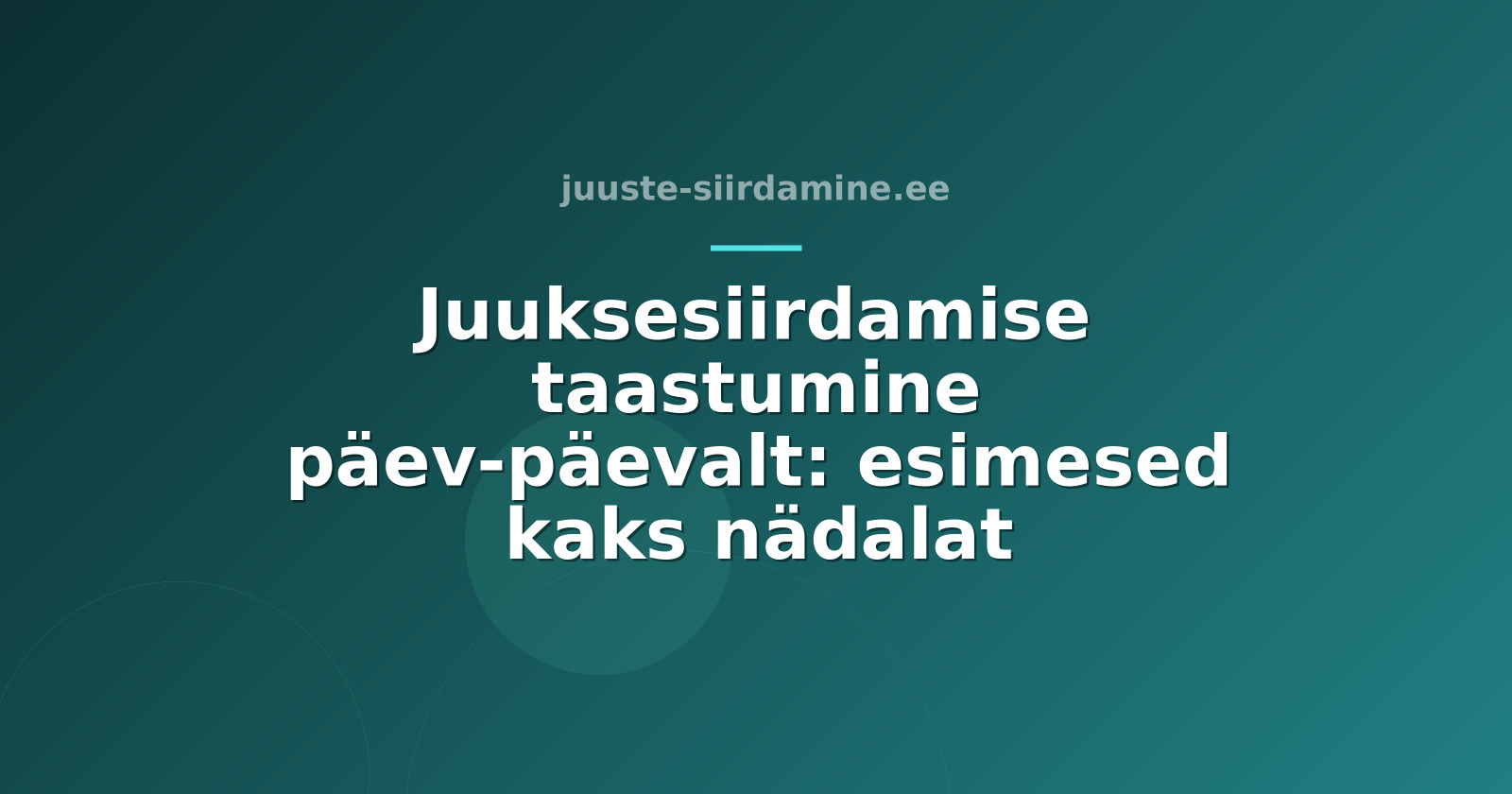 Juuksesiirdamise taastumine päev-päevalt: esimesed kaks nädalat