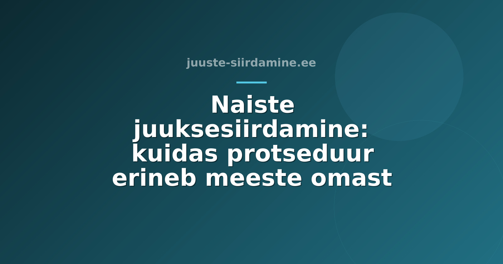 Naiste juuksesiirdamine: kuidas see erineb meeste omast