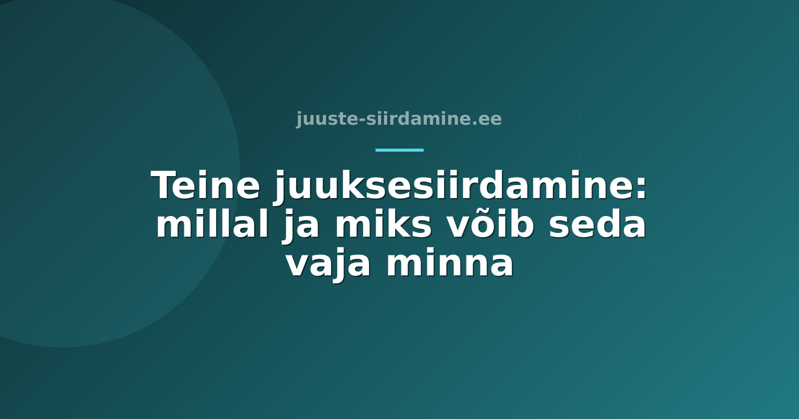 Teine juuksesiirdamine: millal ja miks võib seda vaja minna